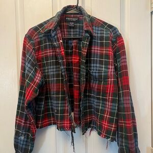 Britches Plaid Flannel Shirt - Red, Green, Blue